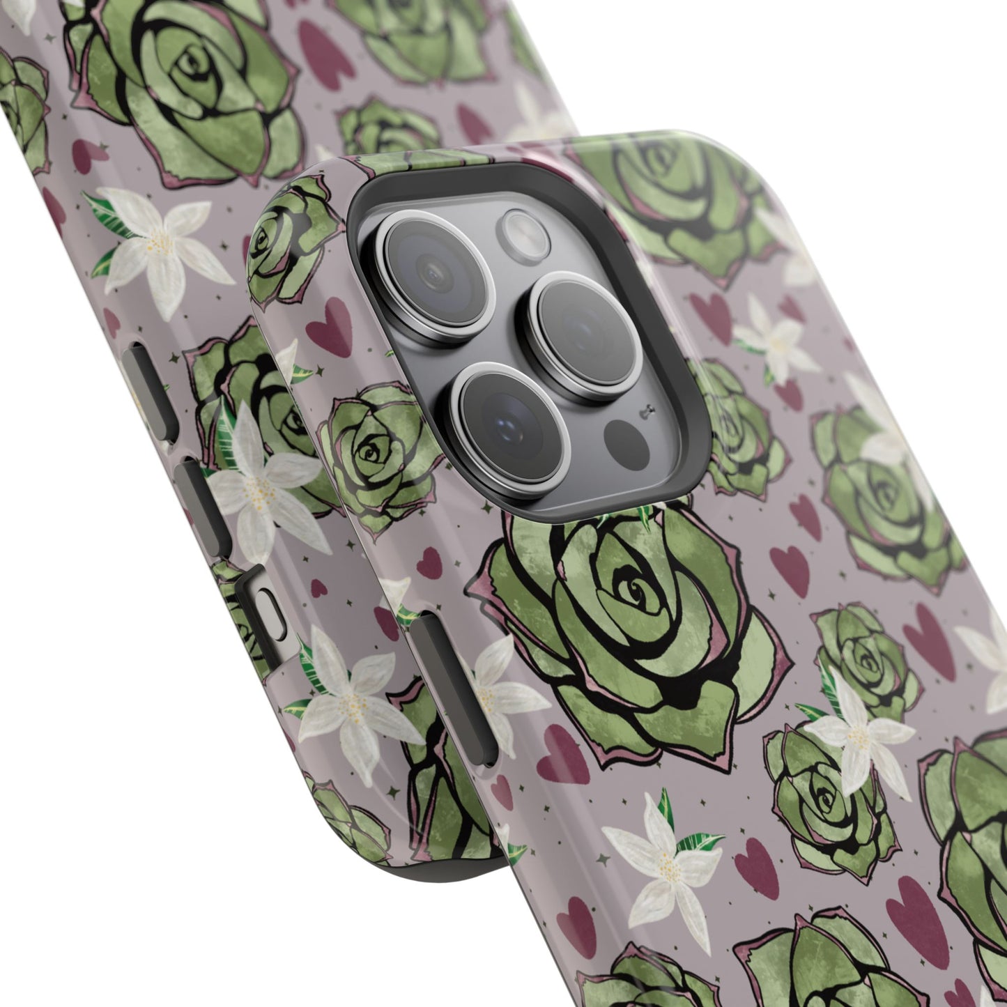 Floral Succulent Magnetic Phone Case