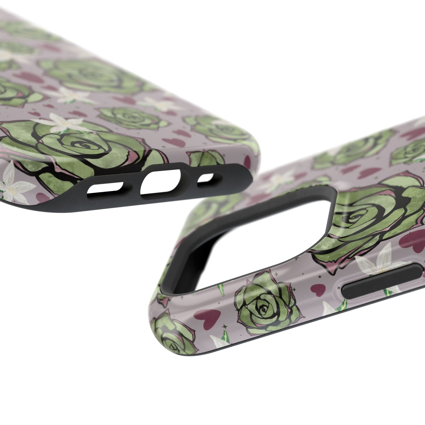 Floral Succulent Magnetic Phone Case