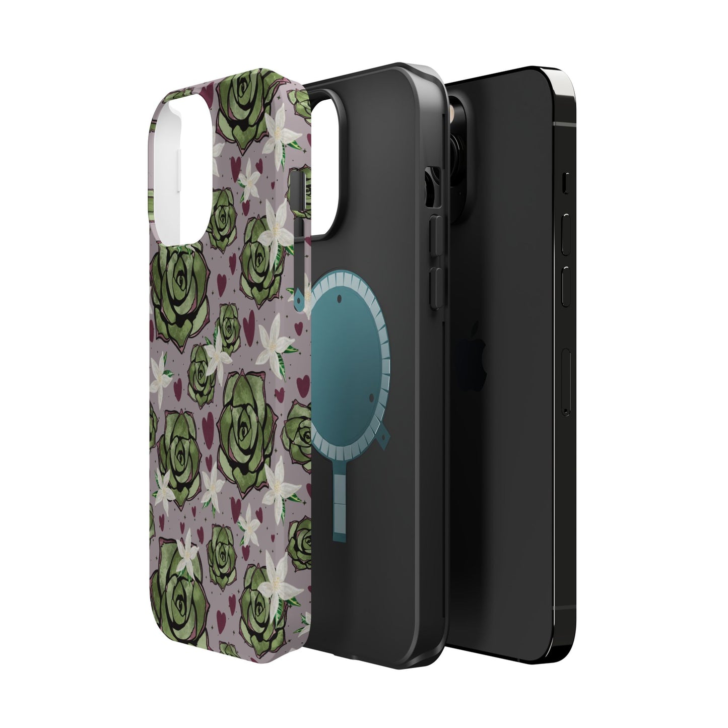 Floral Succulent Magnetic Phone Case
