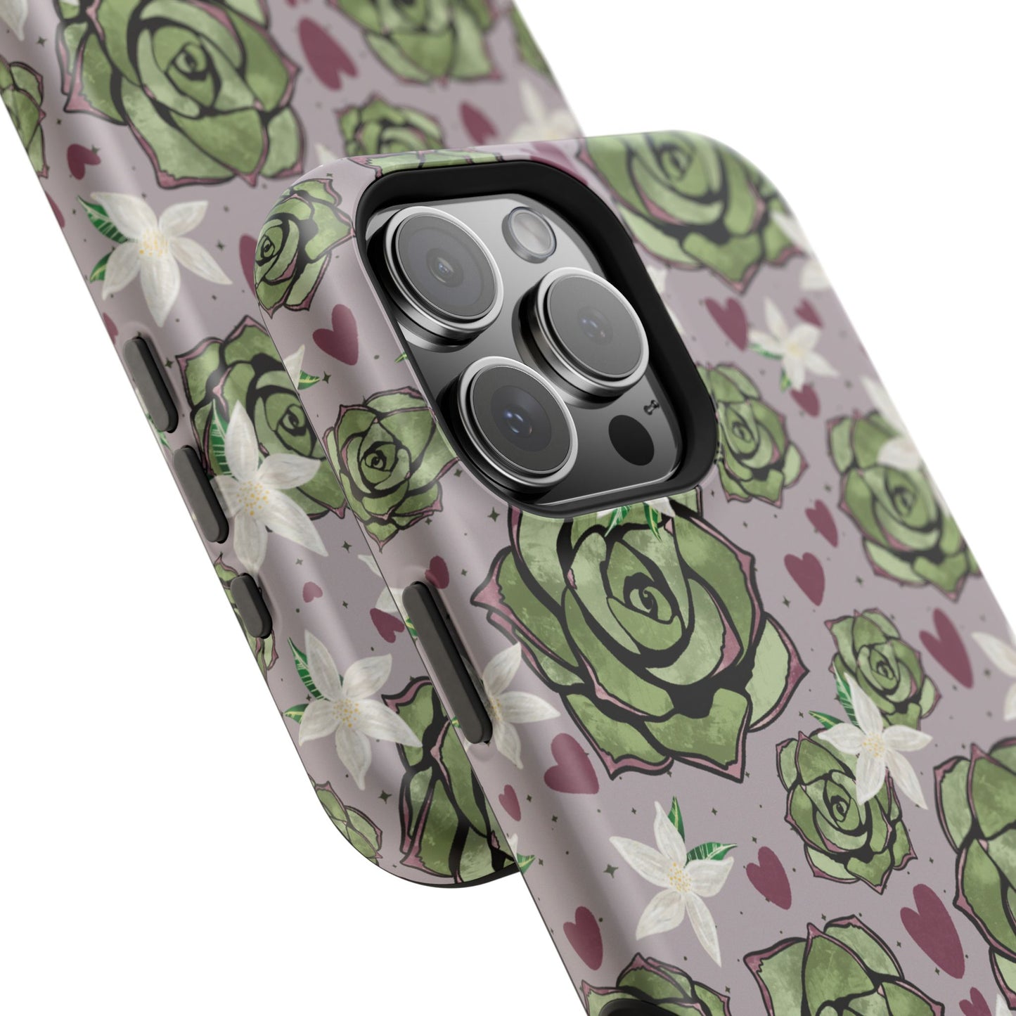 Floral Succulent Magnetic Phone Case
