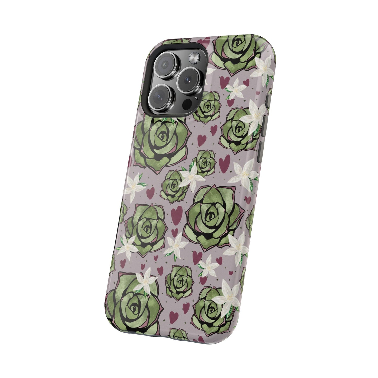 Floral Succulent Magnetic Phone Case