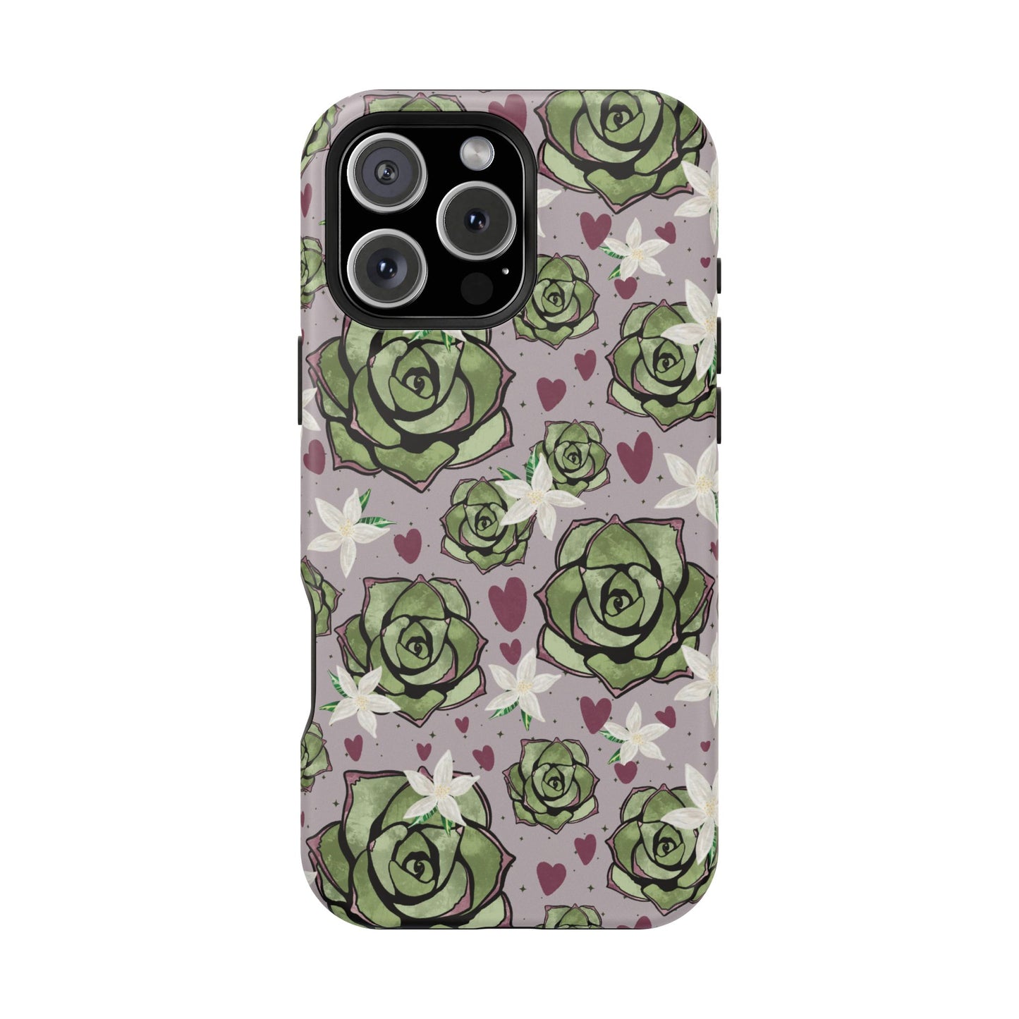 Floral Succulent Magnetic Phone Case