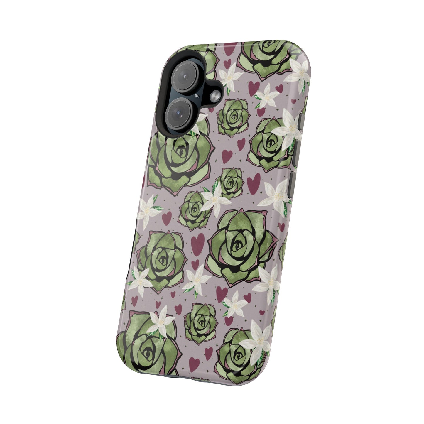 Floral Succulent Magnetic Phone Case
