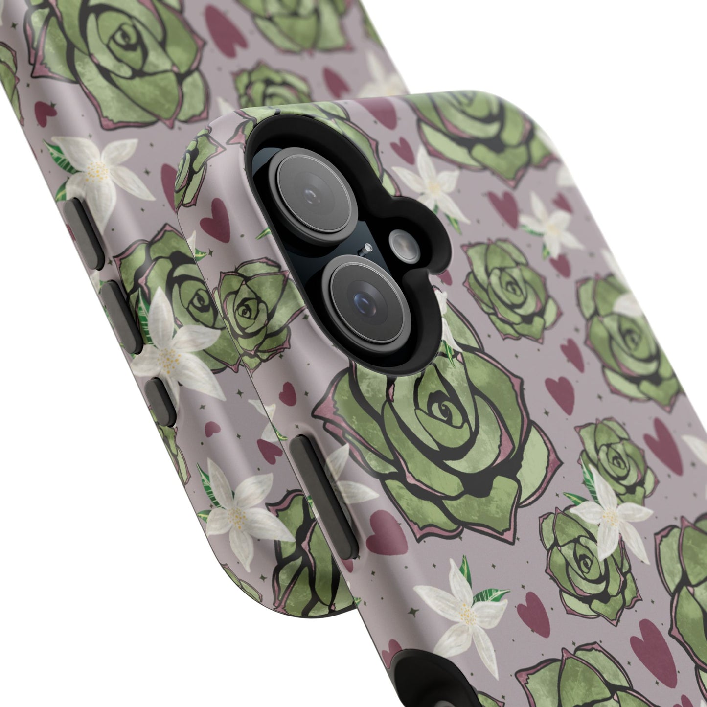 Floral Succulent Magnetic Phone Case